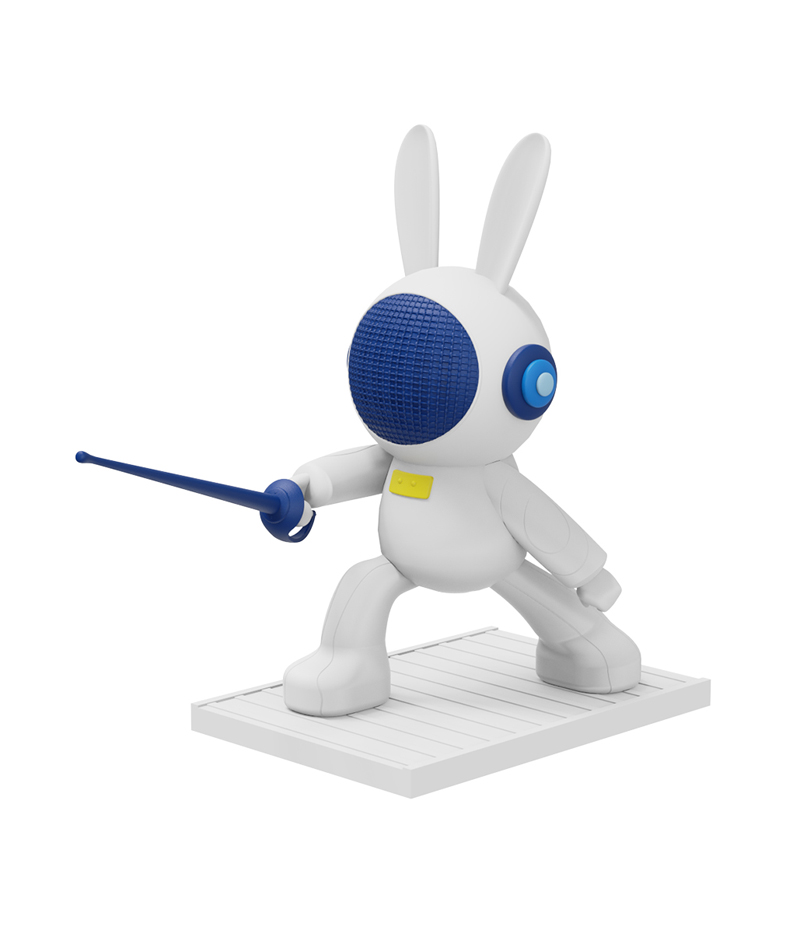 Fencing figure ATTACK