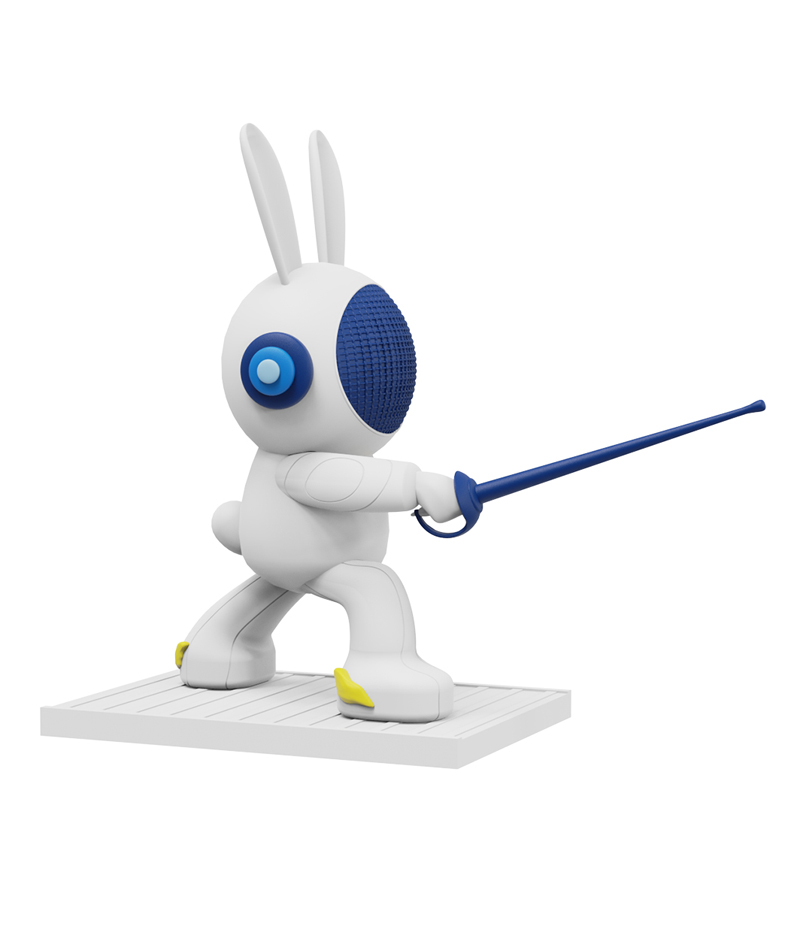 Fencing figure ATTACK