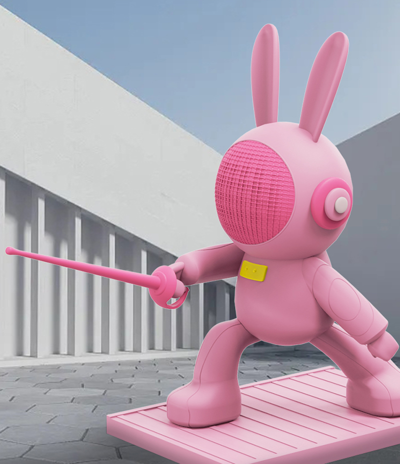 Fencing figure ATTACK