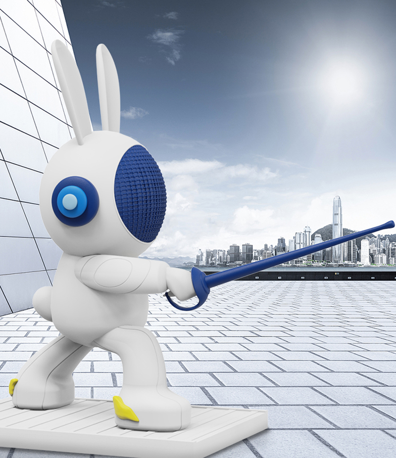 Fencing figure ATTACK