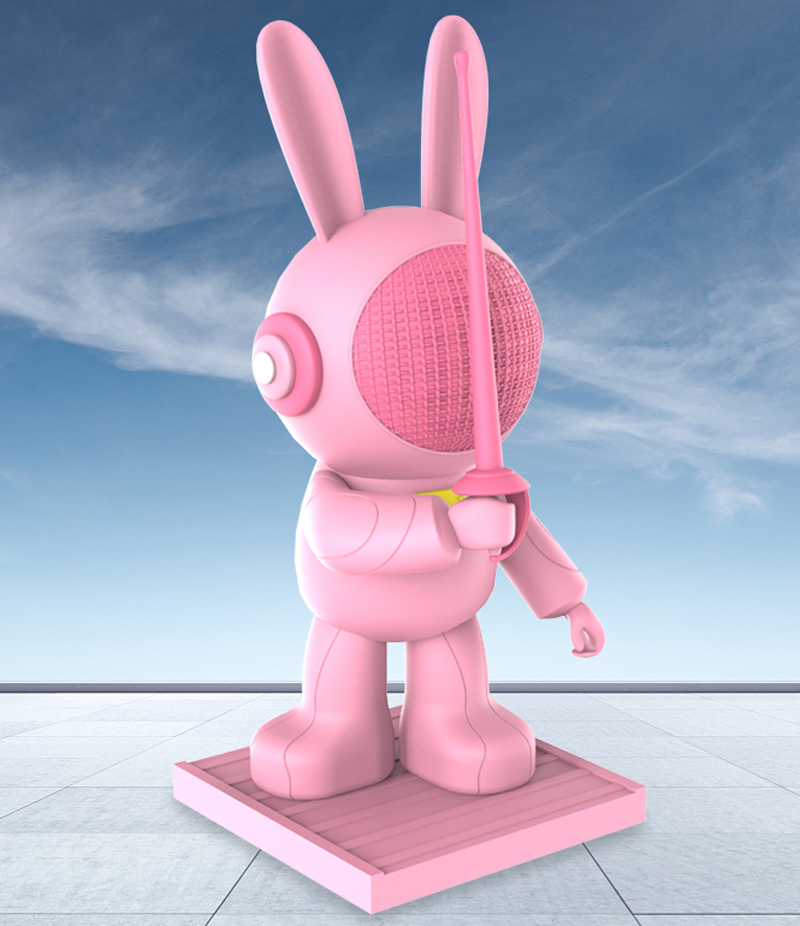 Fencing figure DEFEND