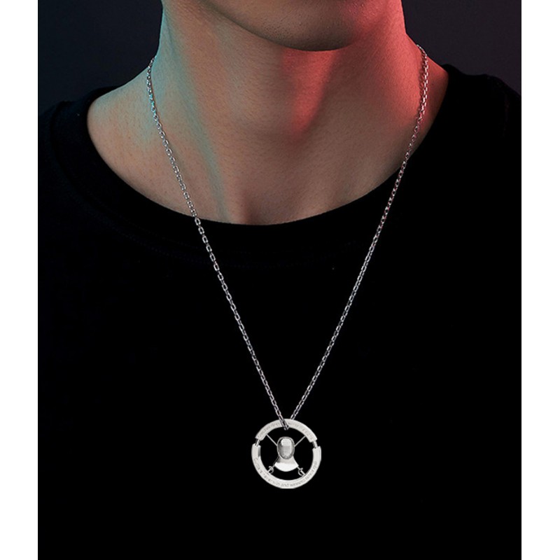 Necklace with Round Pendant