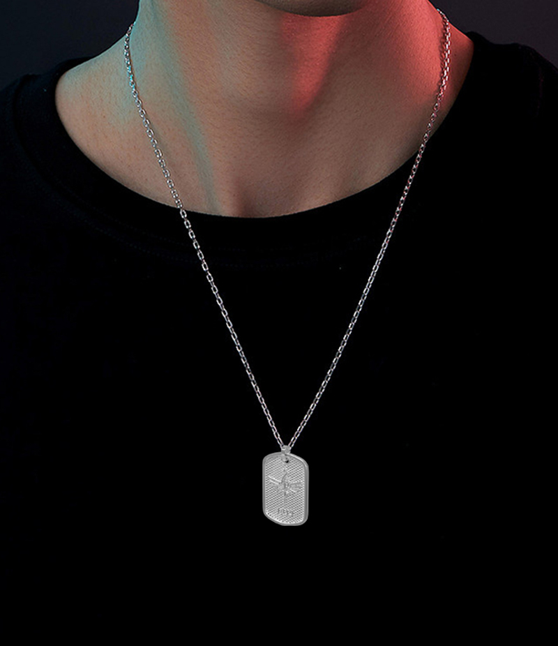 Necklace with Shield Pendant