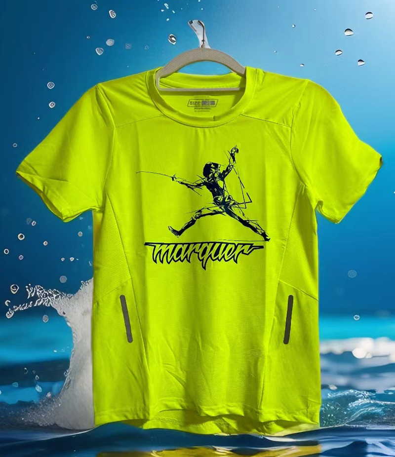 Marquer Breathable Top Quick-Drying T-Shirt Short Sleeve for Child