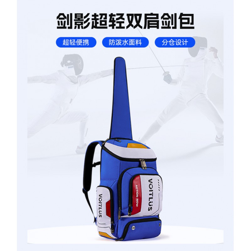 Detachable wheeled Bag Blue